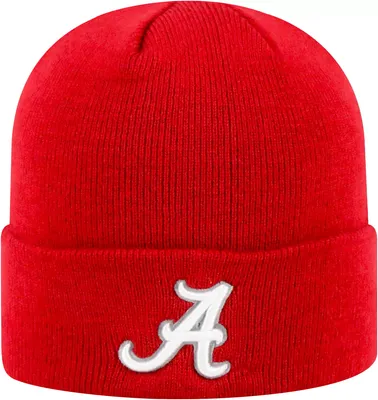 Top of the World Men's Alabama Crimson Tide Crimson Cuff Knit Beanie