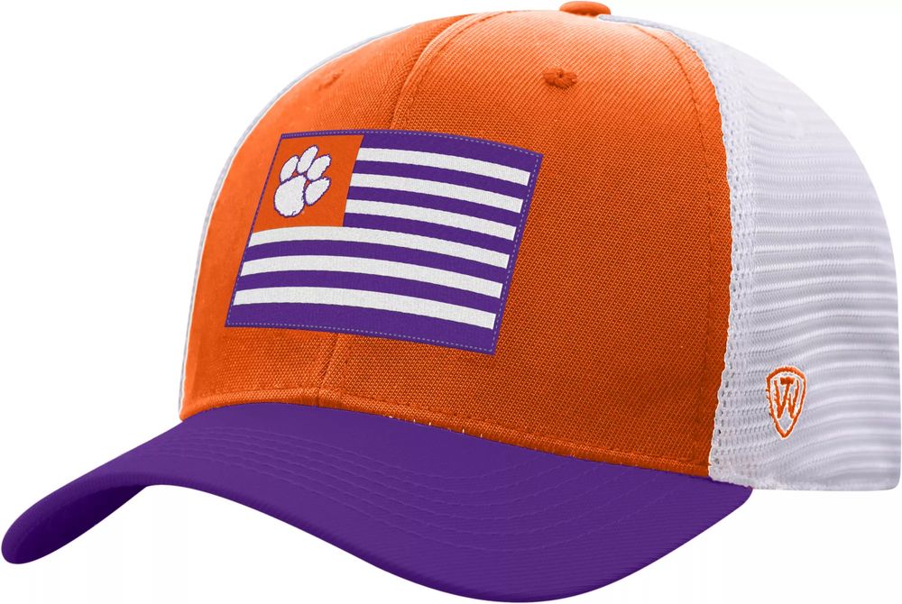 Top of the World Men's Clemson Tigers Orange Pledge Flex Hat