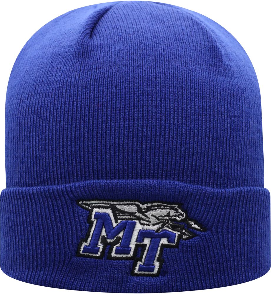 New Era Men's Blue Detroit Lions Core Classic Cuffed Knit Hat