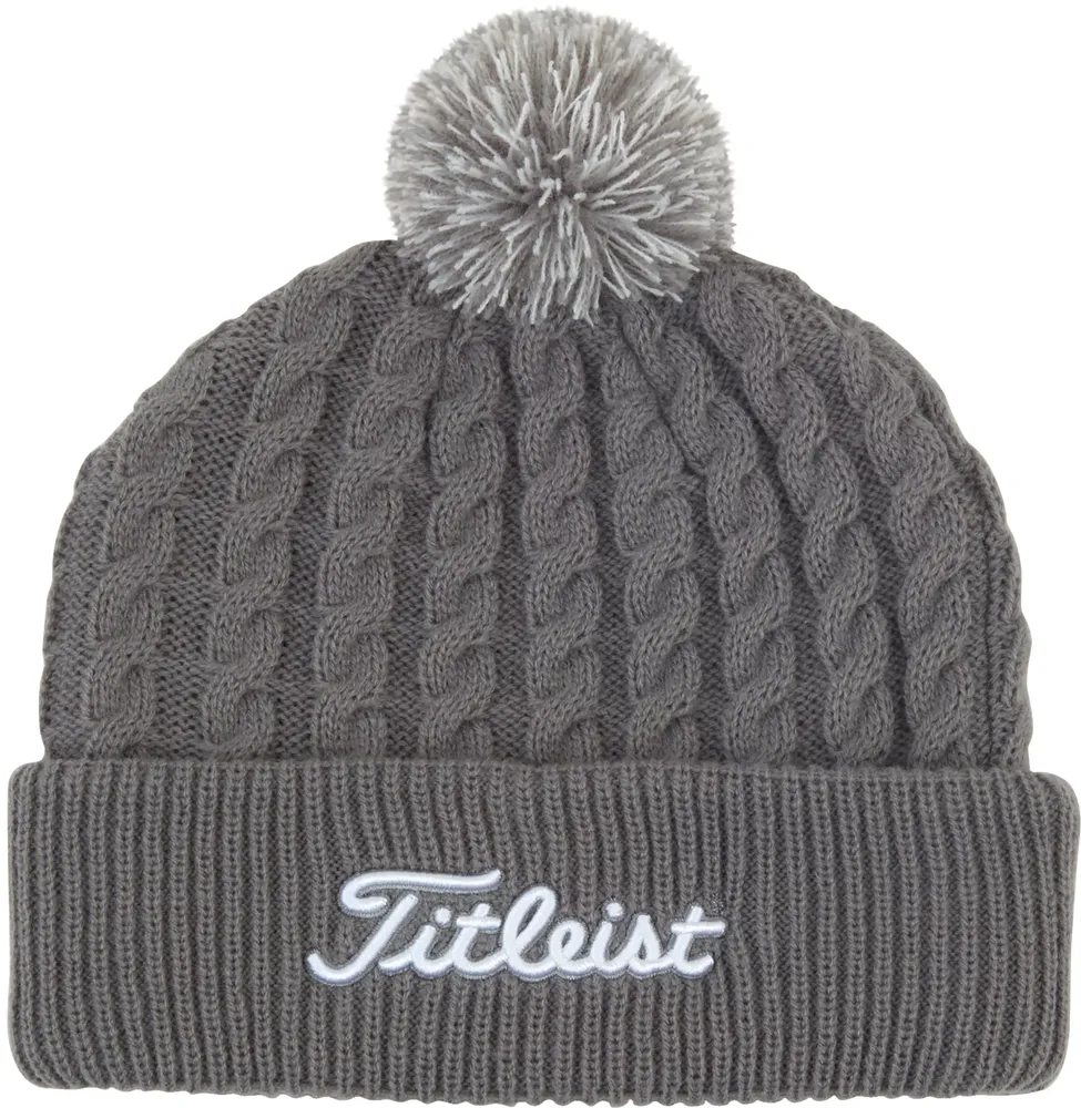 Titleist Men's Cable Knit Pom Golf Hat