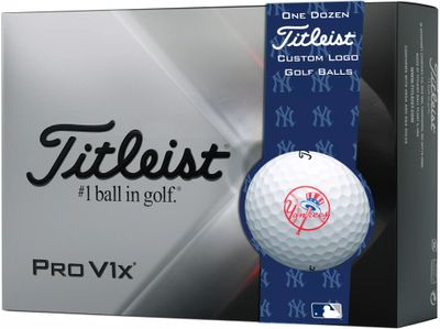 Titleist 2021 Pro V1x New York Yankees Golf Balls