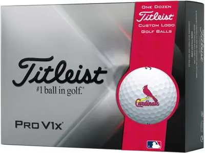 Titleist 2021 Pro V1x St. Louis Cardinals Golf Balls
