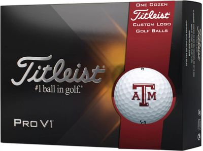Titleist 2021 Pro V1 Texas A&M Aggies Golf Balls
