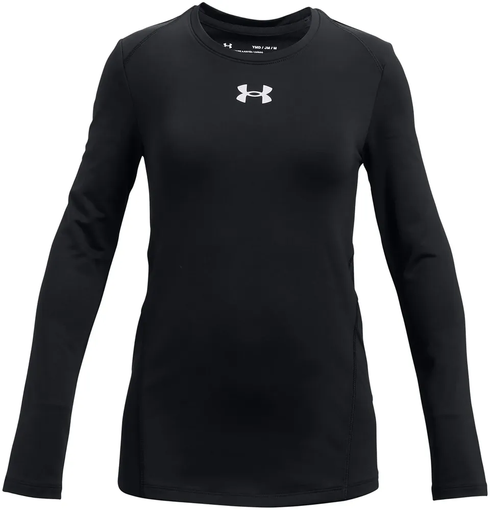 Under Armour Girls' ColdGear Long Sleeve Crewneck Shirt