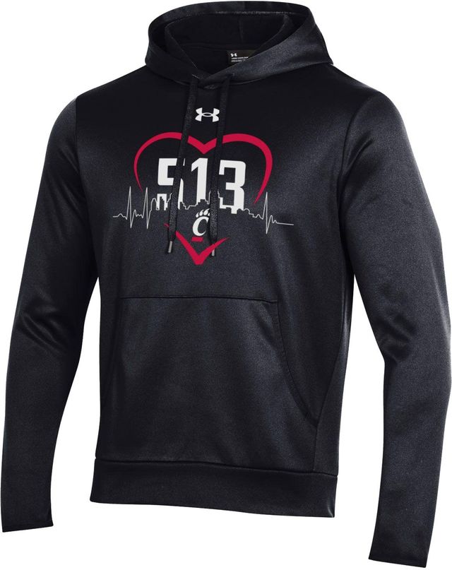 Nike Men's Cincinnati 513 Area Code Black Hoodie