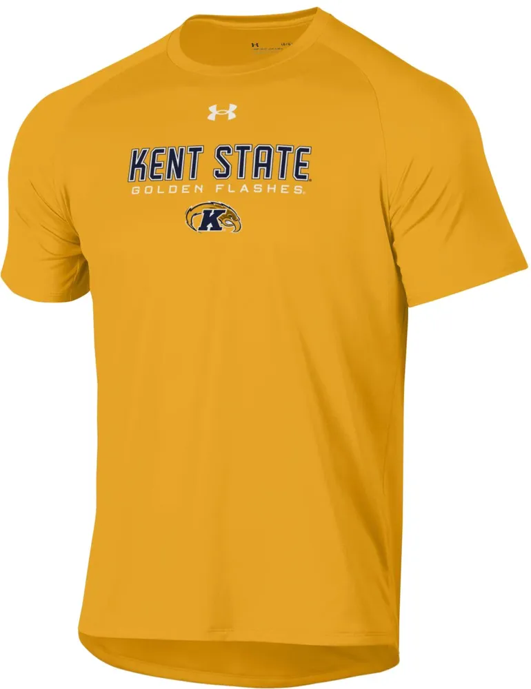 Under Armour Men's Kent State Golden Flashes Gold Tech Performance T-Shirt