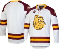 Under Armour Men's Minnesota-Duluth  Bulldogs White Replica Hockey Jersey