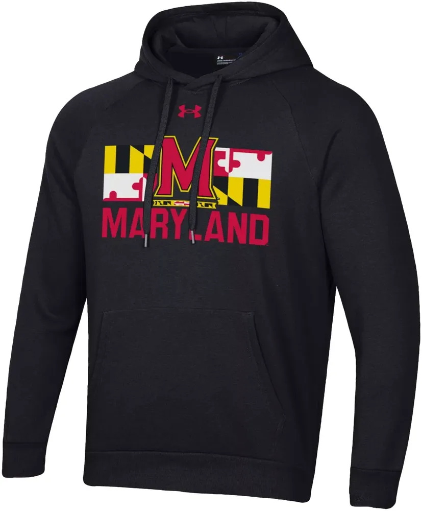 Under Armour Men's Maryland Terrapins Black All Day Hoodie