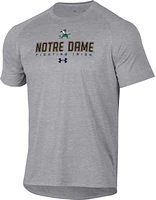 Under Armour Men's Notre Dame Fighting Irish Grey Tech Performance T-Shirt