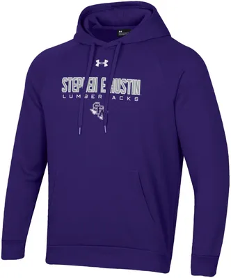 Under Armour Men's Stephen F. Austin Lumberjacks Purple All Day Hoodie