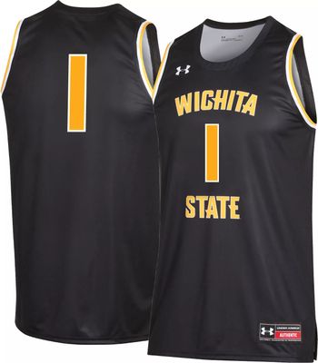 Under Armour Men's Wichita State Shockers #1 Black Replica Basketball Jersey