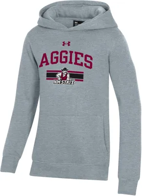 Under Armour Youth New Mexico State Aggies Grey All Day Pullover Hoodie