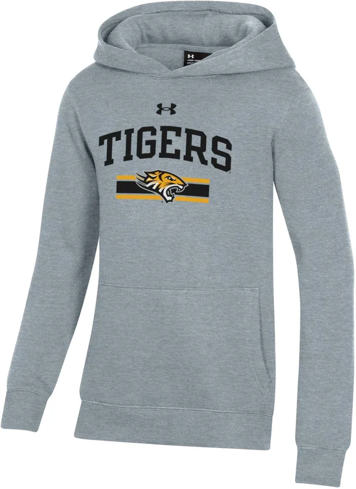 Under Armour Youth Towson Tigers Grey All Day Pullover Hoodie