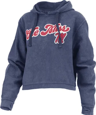 Pressbox Women's Ole Miss Rebels Blue Bonanza Pullover Hoodie