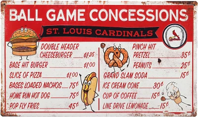 Open Road St. Louis Cardinals Concessions Sign