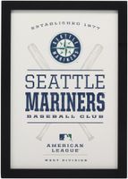 Open Road Seattle Mariners Framed Wood Sign