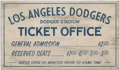 Open Road Los Angeles Angels Ticket Office Sign