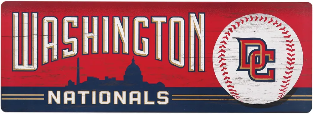 Open Road Washington Nationals Traditions Wood Sign