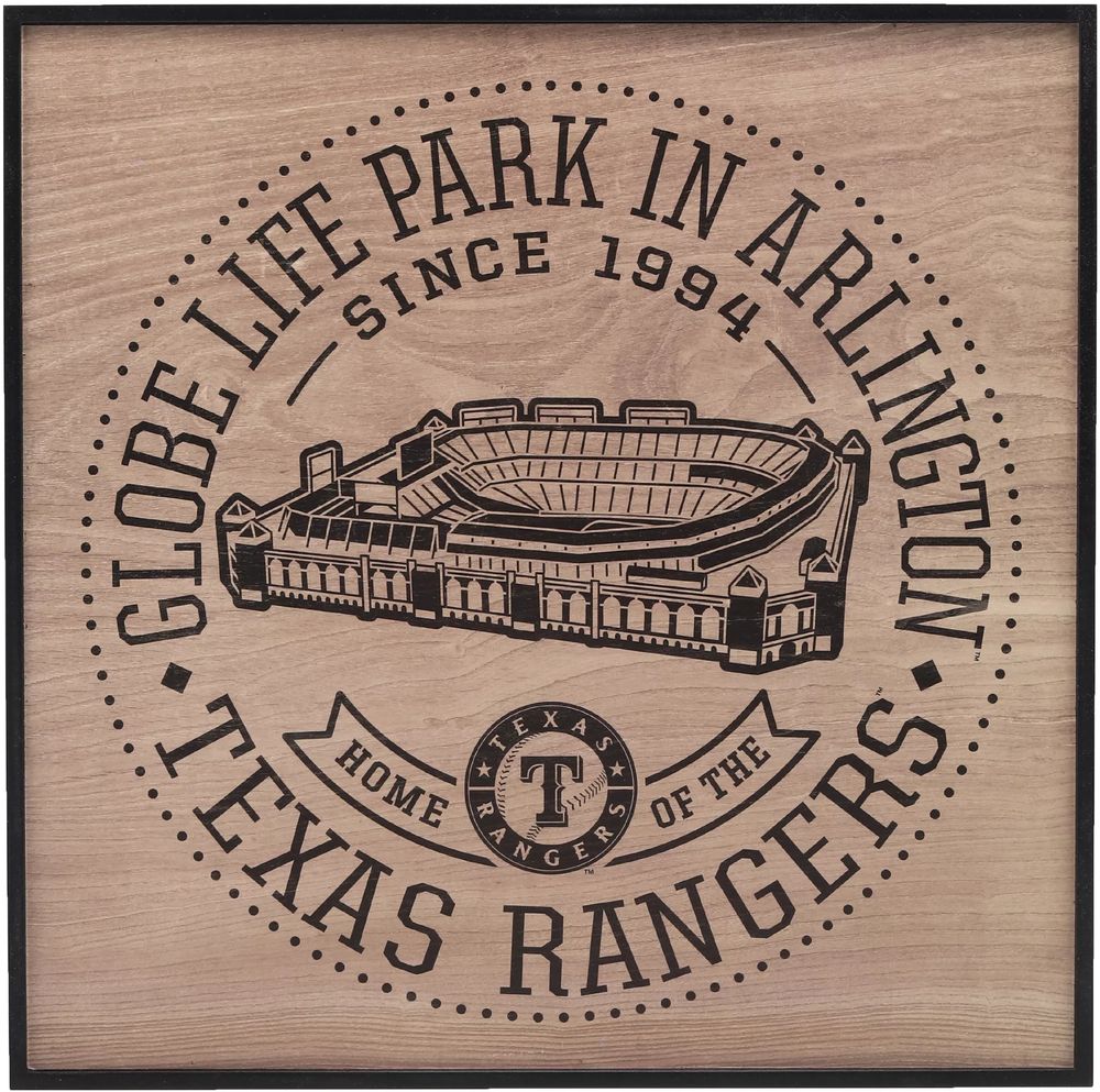Open Road Texas Rangers Framed Stadium Sign