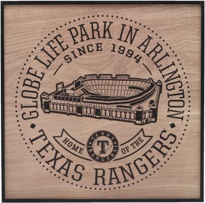 Open Road Texas Rangers Framed Stadium Sign