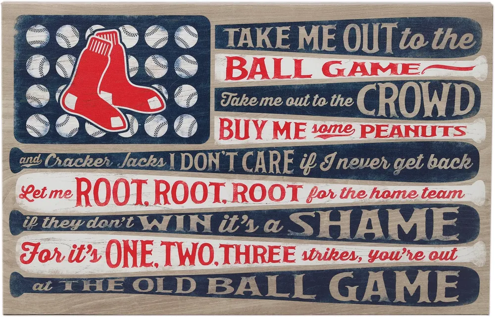 Open Road Boston Red Sox Ball Game Canvas