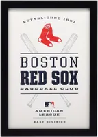 Open Road Boston Red Sox Framed Wood Sign