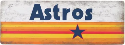 Open Road Houston Astros Traditions Wood Sign