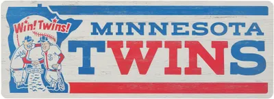 Open Road Minnesota Twins Traditions Wood Sign