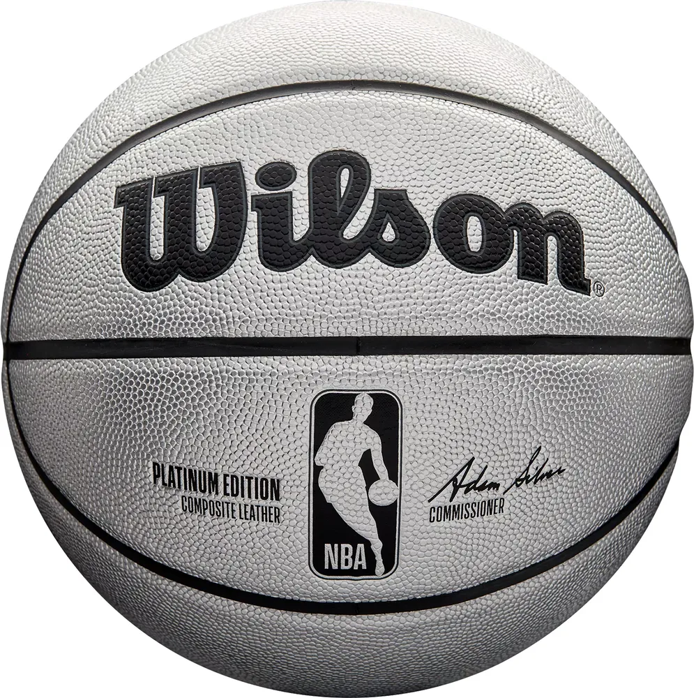 Wilson Alliance Series NBA Platinum Edition Autograph Basketball 29.5''