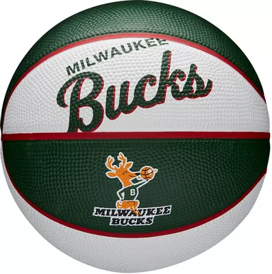 Wilson Milwaukee Bucks 2" Retro Mini Basketball