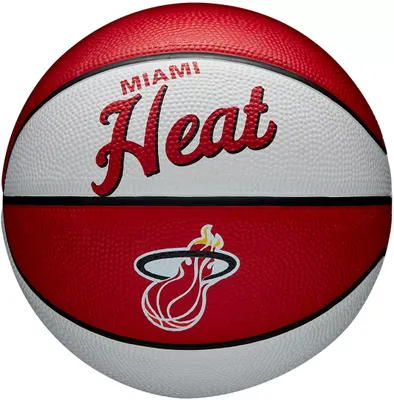 Wilson Miami Heat 2" Retro Mini Basketball