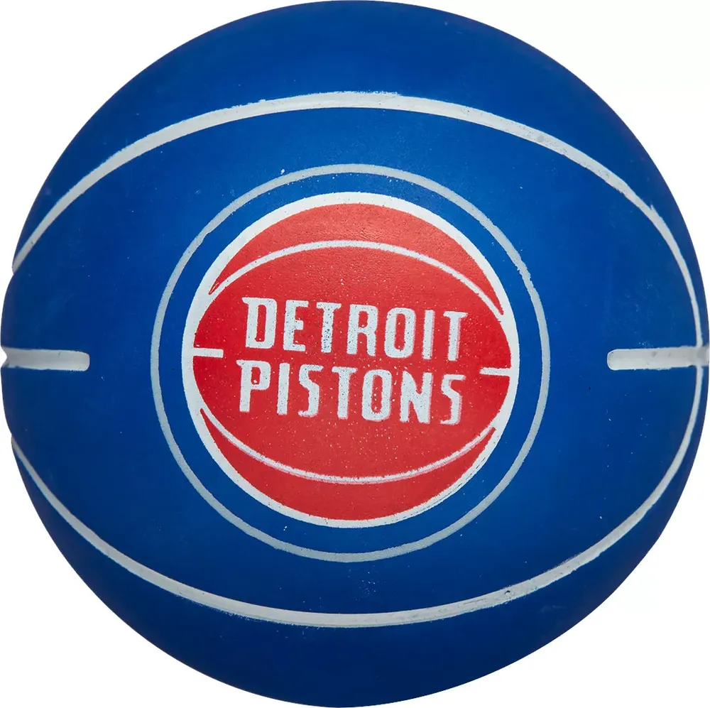 Wilson Detroit Pistons 2" Mini Dribbler Basketball