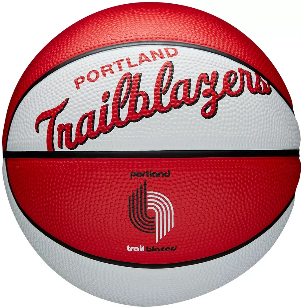 Wilson Portland Trail Blazers 2" Retro Mini Basketball