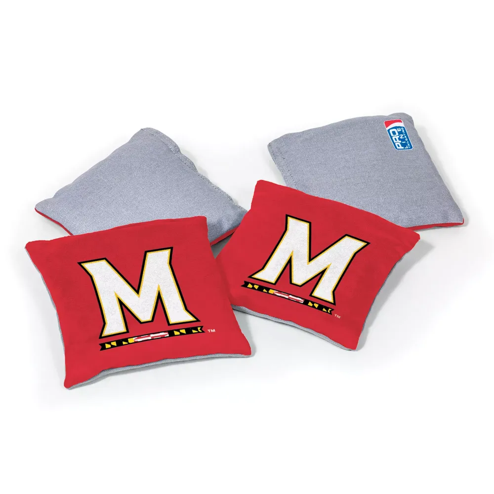 Wild Sports Maryland Terrapins 4 pack Logo Bean Bag Set