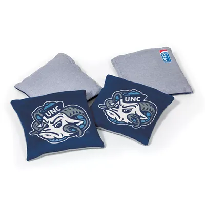 Wild Sports North Carolina Tarheels 4 pack Logo Bean Bag Set