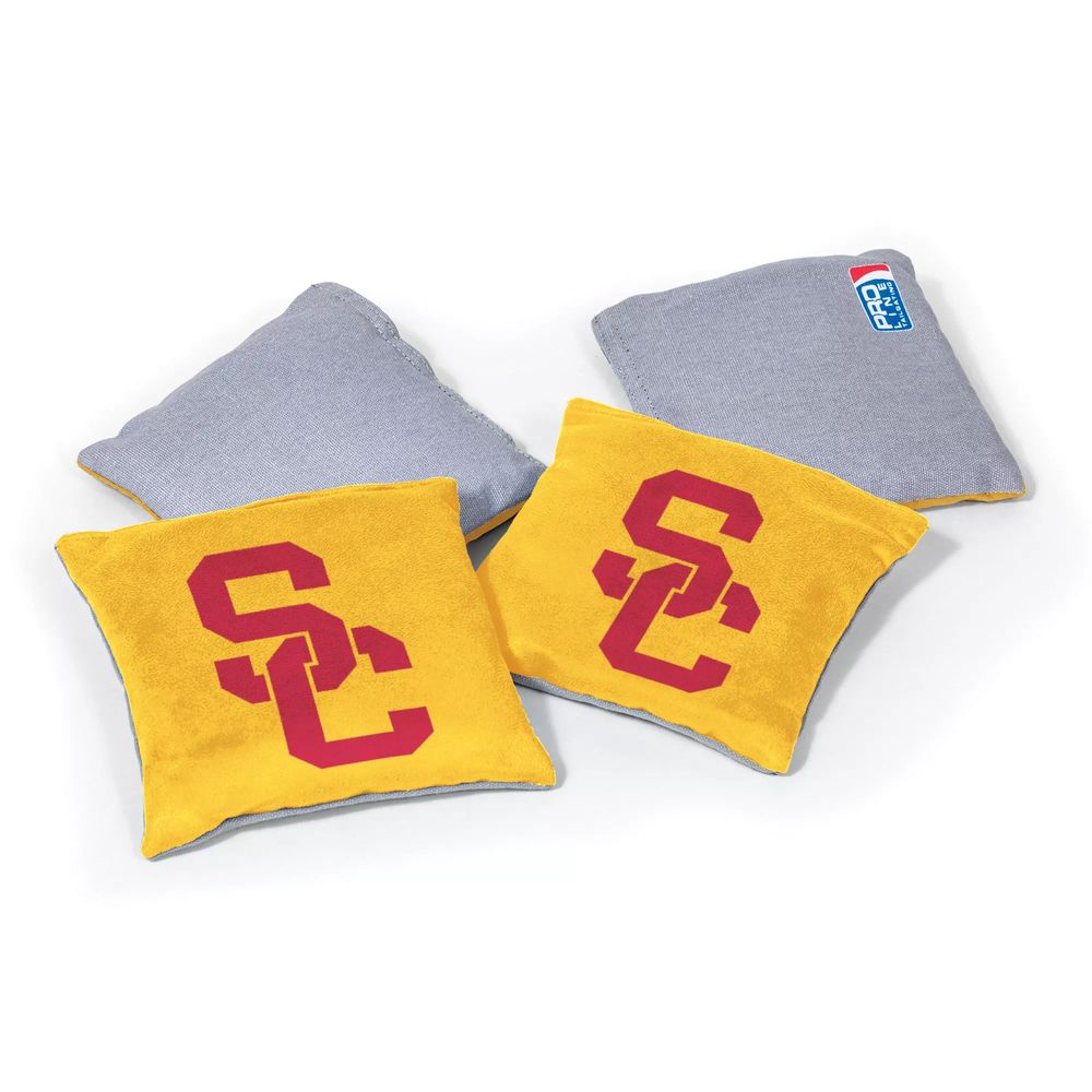 Wild Sports USC Trojans 4 pack Logo Bean Bag Set