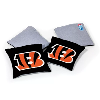 Wild Sports Cincinnati Bengals 4 pack Logo Bean Bag Set