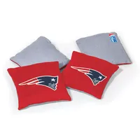 Wild Sports New England Patriots 4 pack Logo Bean Bag Set