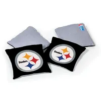 Wild Sports Pittsburgh Steelers 4 pack Logo Bean Bag Set