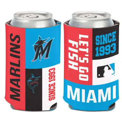 WinCraft Miami Marlins Colorblock Can Cooler