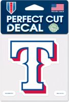 WinCraft Texas Rangers 4'' x 4'' Decal