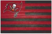 WinCraft Tampa Bay Buccaneers 11'' x 17'' Flag Wood Sign