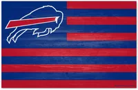 WinCraft Buffalo Bills 11'' x 17'' Flag Wood Sign