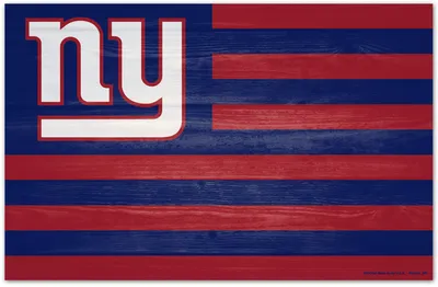 WinCraft New York Giants 11'' x 17'' Americana Flag Sign