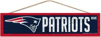 WinCraft New England Patriots 4'' x 17'' Wood Rope Sign