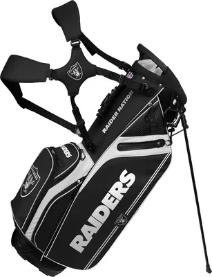 Team Effort Las Vegas Raiders Caddie Carry Hybrid Bag