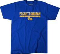 BreakingT Pitt Panthers Blue Kenny Pickett 'Pickettsburg' T-Shirt