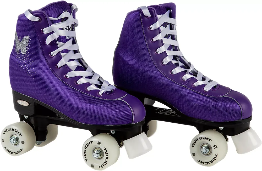 Epic Skates Butterfly Light-up Quad Roller Skates