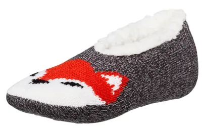 Northeast Outfitters Youth Cozy Cabin Fox Graphic Slipper Socks