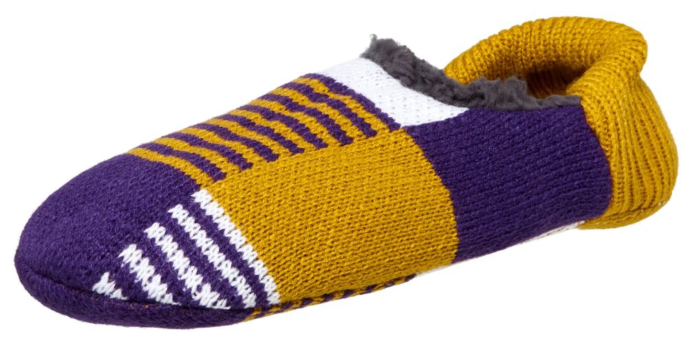 Northeast Outfitters Men's Cozy Cabin Feedstripe Lines Print Slipper Socks